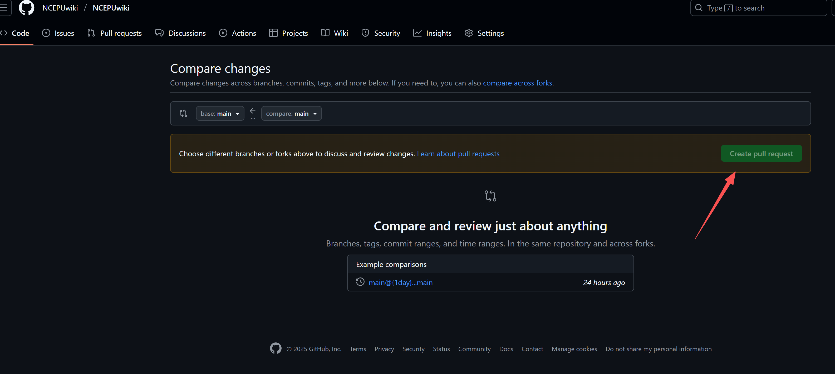 create pull request