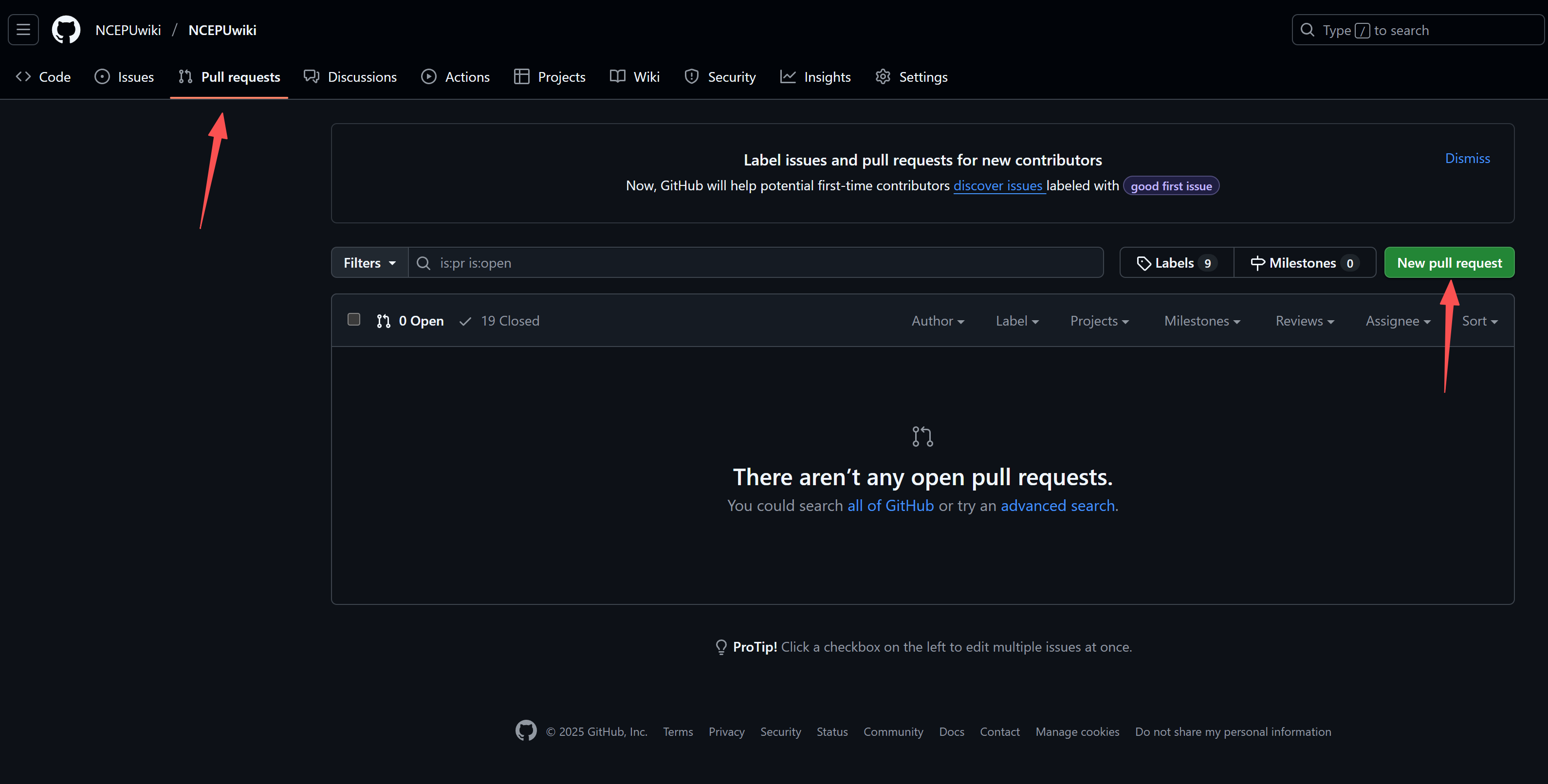 new pull request
